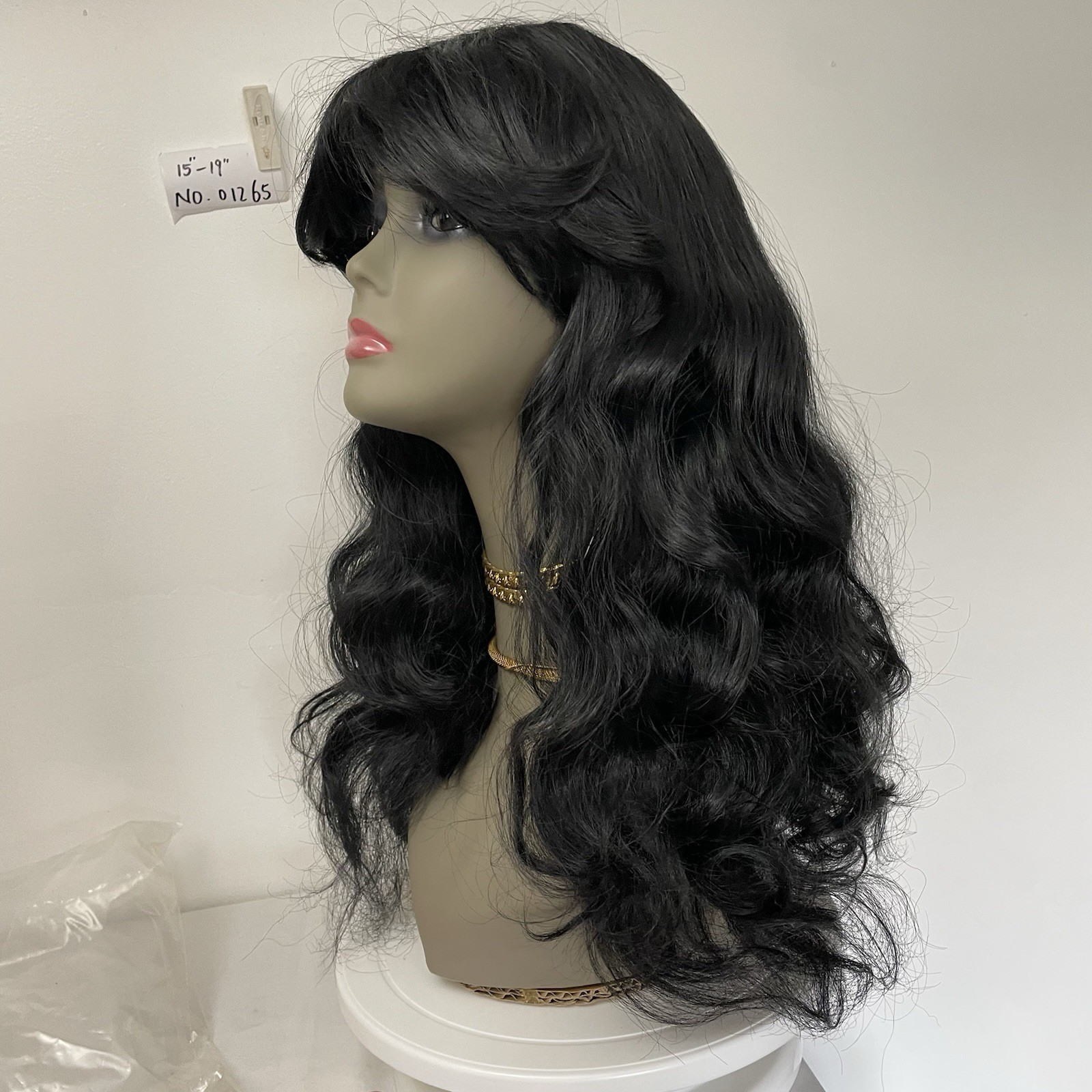 WIG. NO01265 (15-19 inch) one size adjustable elastic band.