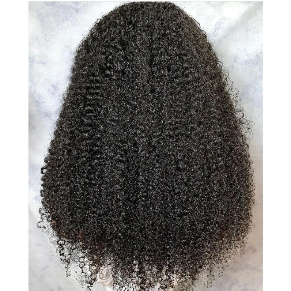 Kinky Curly U Part Wig Human Hair 1×3 U Shape Full Machine Made No Lace Half Wig