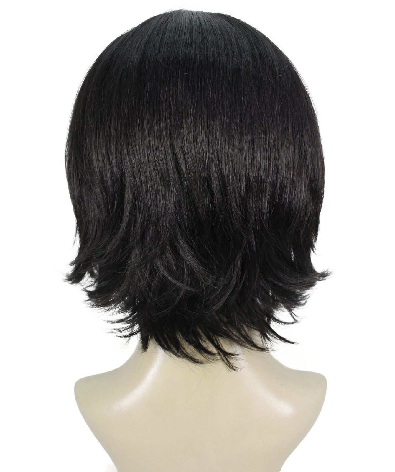 Adult Women’s Devil Hunter Bob Anime Wig, Breathable Capless Design, HW-7092