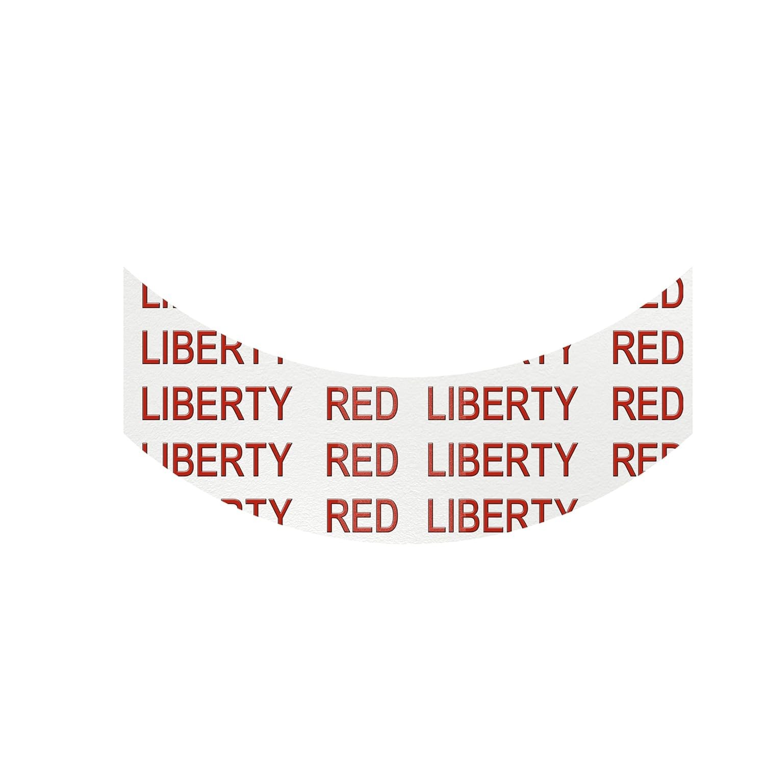 Liberty Red Hairpiece Wig Tape | Made in USA | 108 CC Curve Strips | Double Sid