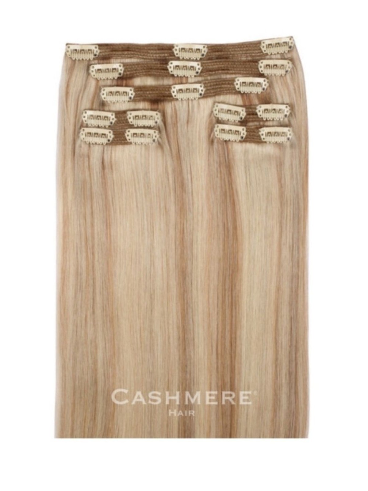 Cashmere Hair Highlighted Blonde Classic Clip-In Hair Extensions 16inch