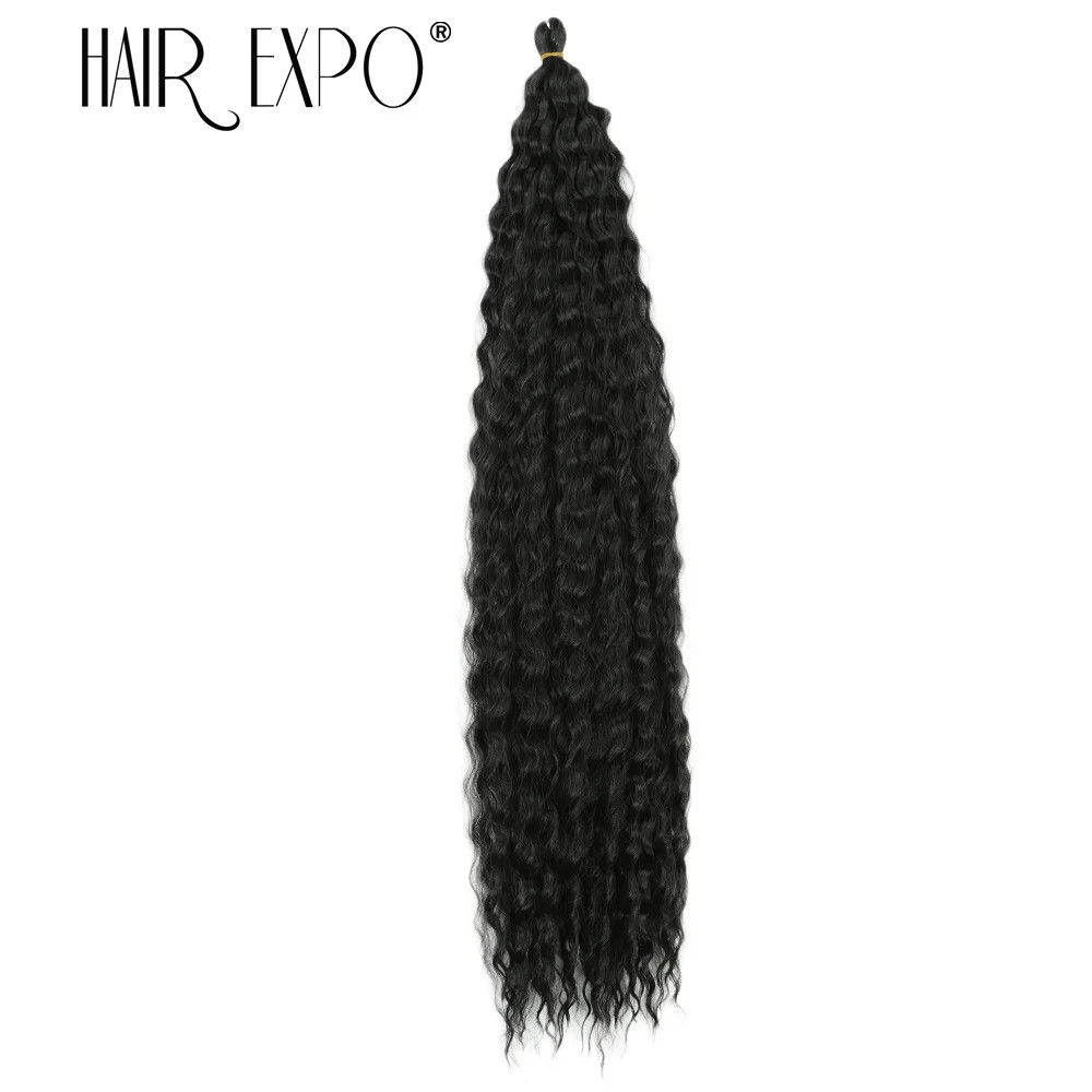 30 Inch Soft Synthetic Ariel Curl Deep Wave Twist Crochet Braids Hair Extensions