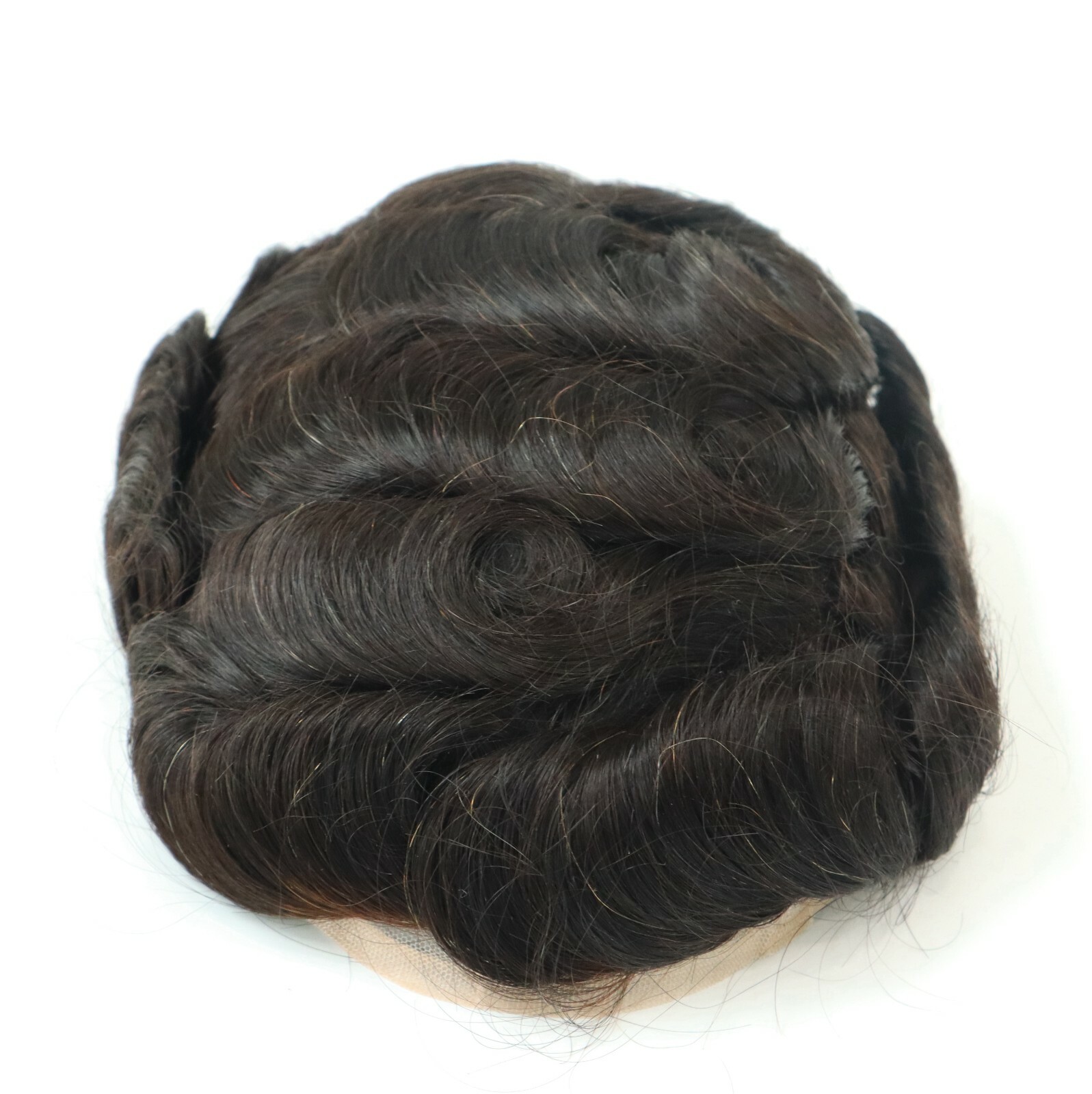 Mens Toupee Hair Replacement Medium Density System All French Lace Hairpieces