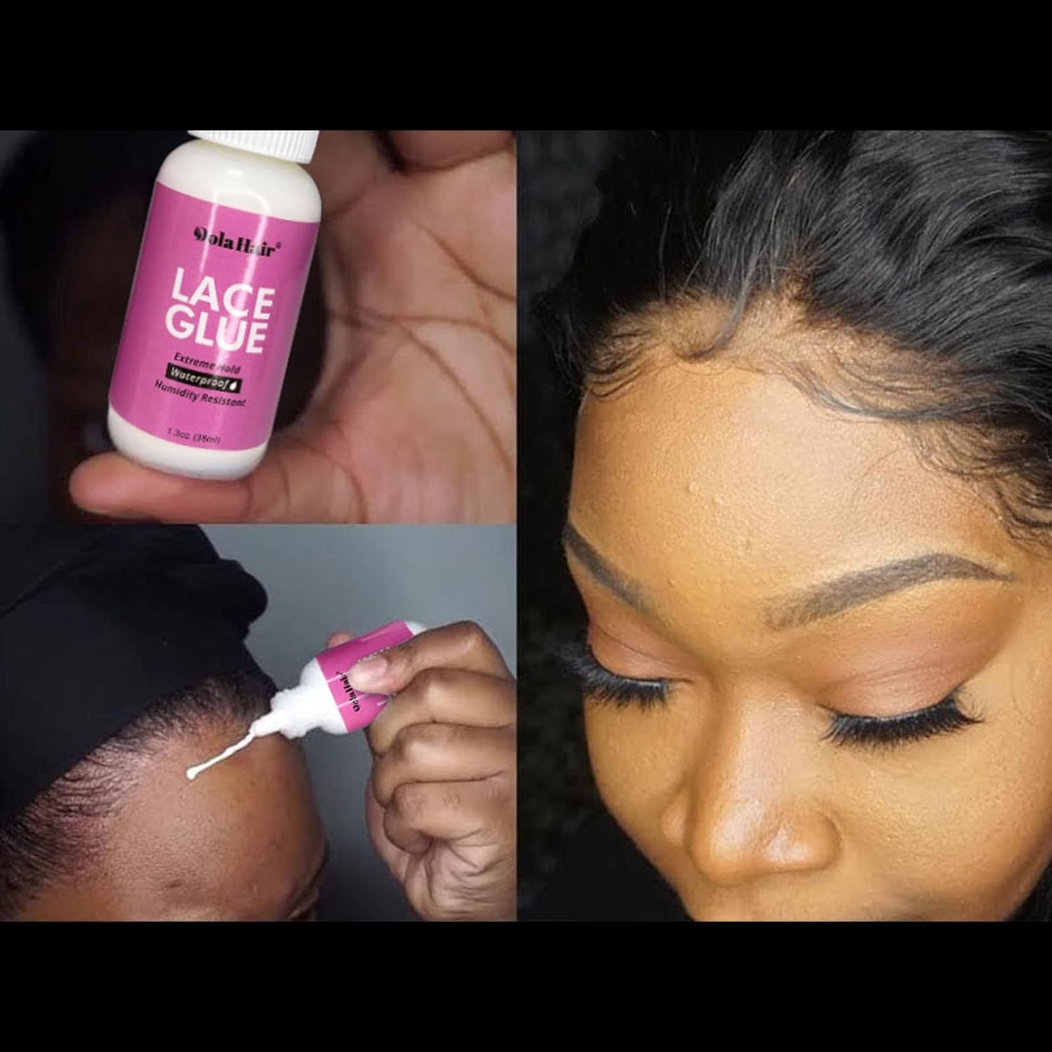 Dolahair Lace Wig Glue Kit Front for Wigs Waterproof Glue…