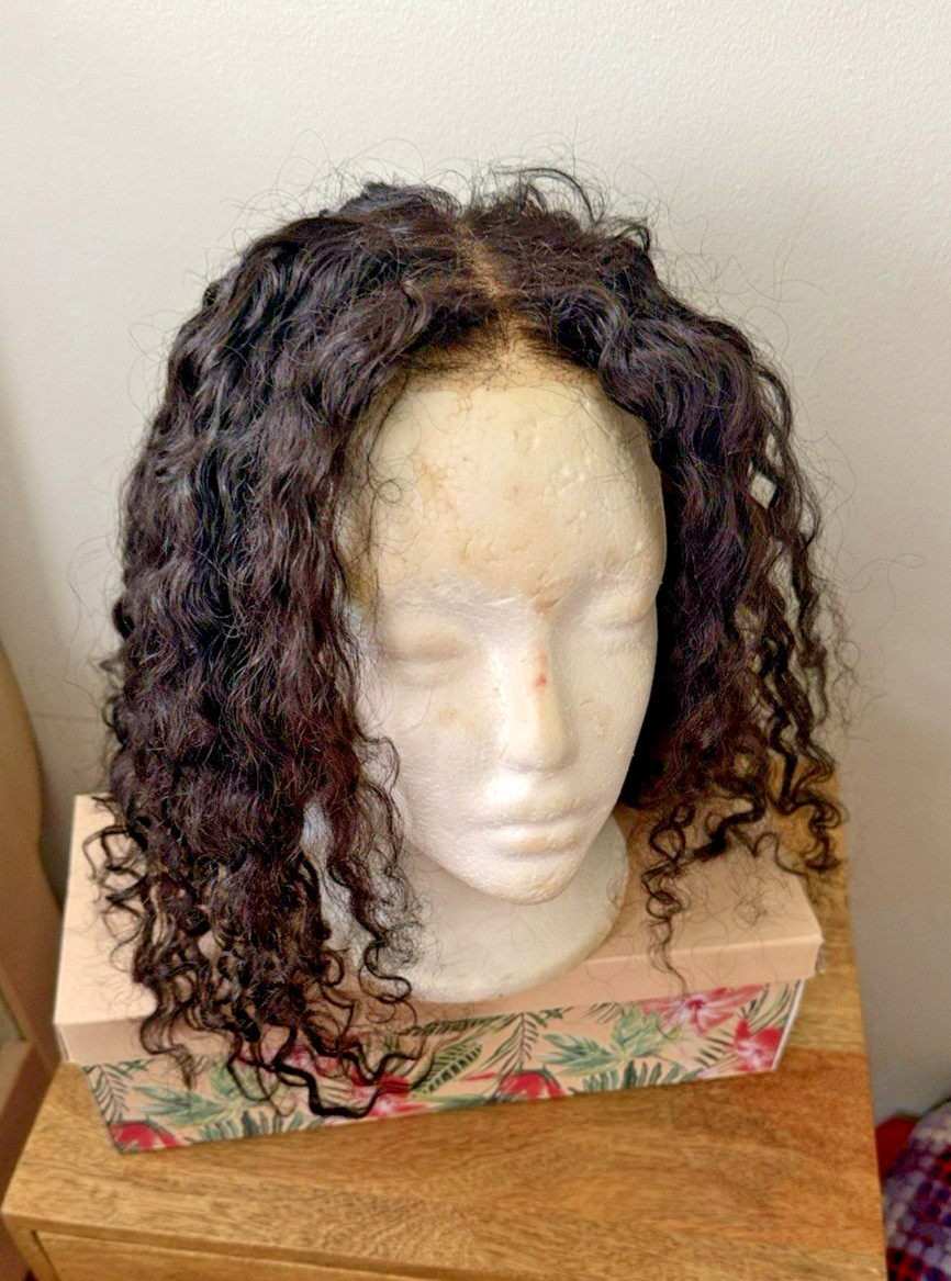 Burmese Curly Glueless Wig Bleached Knots 13×4 13×6 HD Lace Front Wear Go Wig