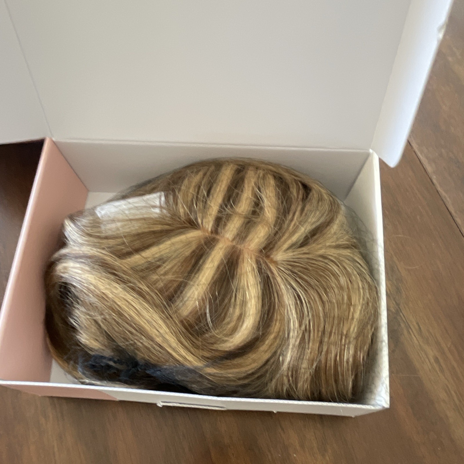 SEGO Human Hair Topper Clip-In Silk Base 12in 4P27 Brown/Dark Blonde