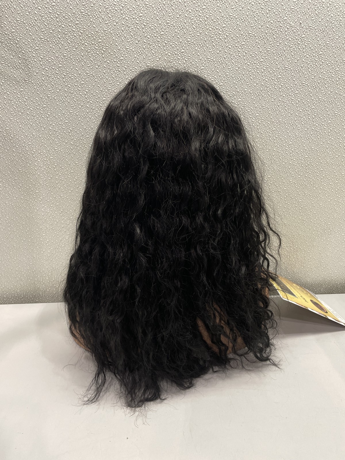 Indu Gold Lavida Natural Black 100% Human Hair Lace Wig, 18″