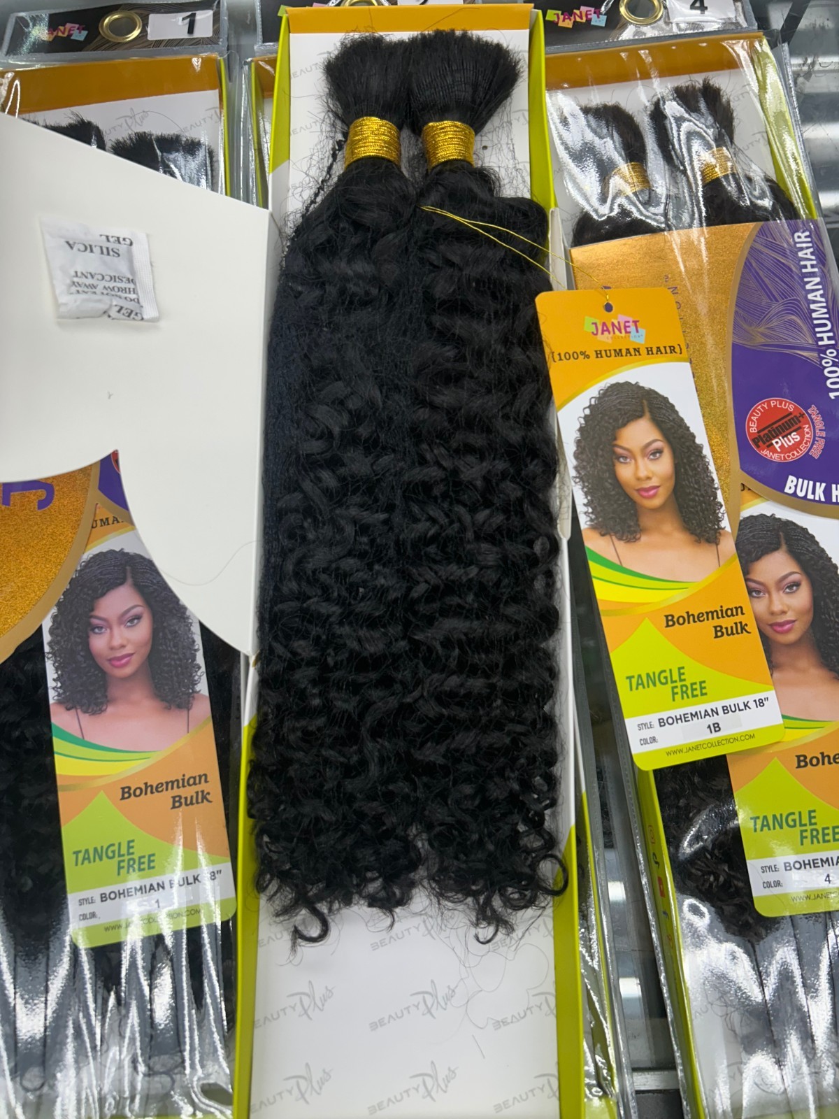 JANET COLLECTION – BOHEMIAN Bulk 100% Human Hair Braid 18″ 24″ FREE SHIPPING