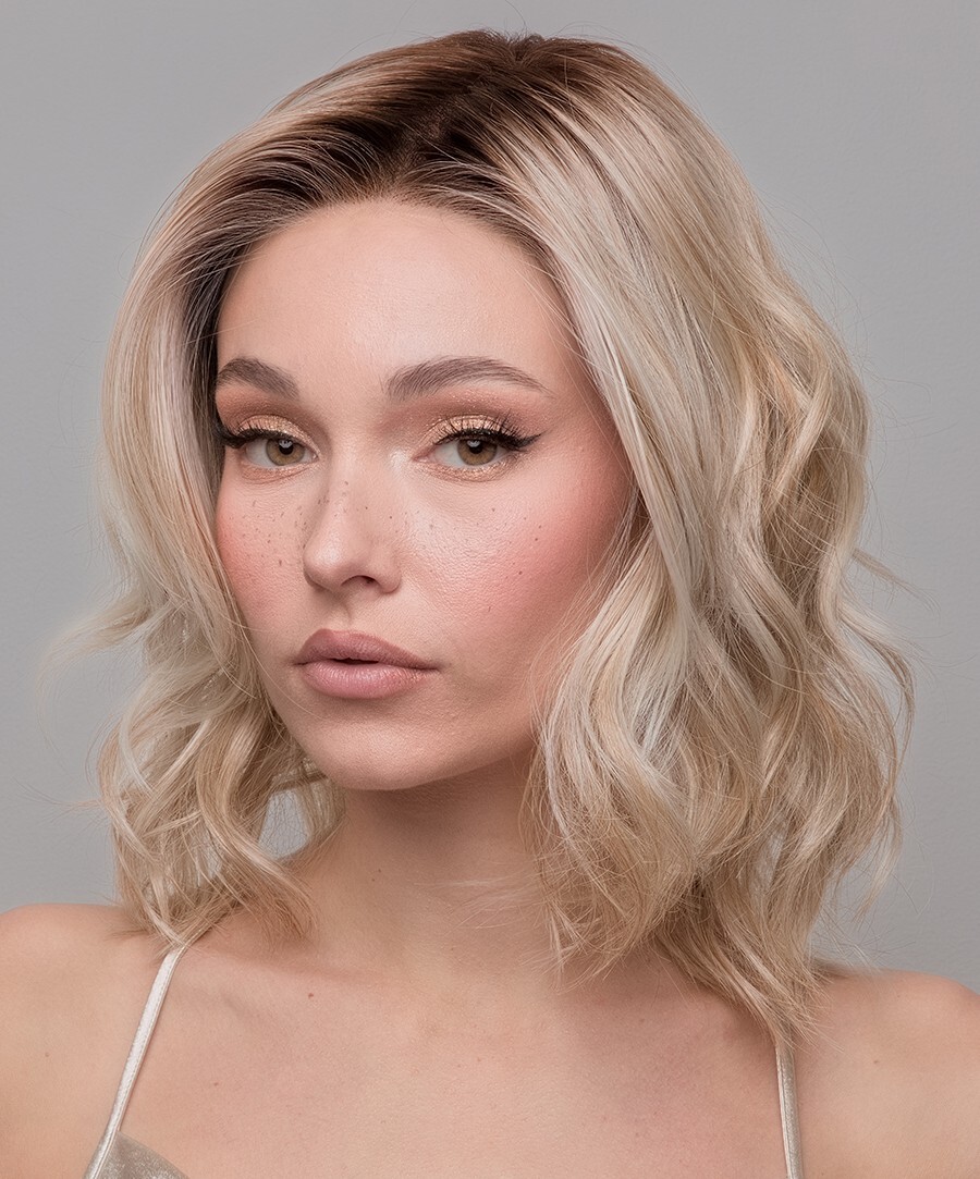 ROHAN Wig by AMORE, *ANY COLOR* Heat Friendly! Mono Top, Extended Lace Front NEW