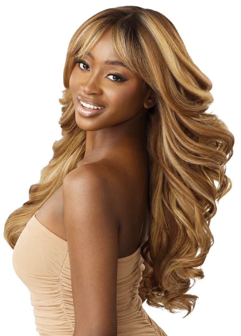 Outre Braids Outre Lace Front Wig – Melted Hairline – Mandisa Dark Violet