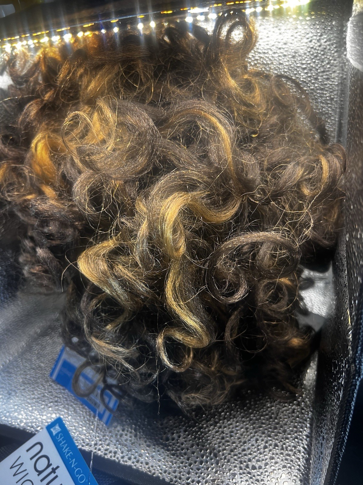 Shake N Go Natural Me Synthetic Hair Full Wig – FLEXI-ROD CURL Color Hi-Brown
