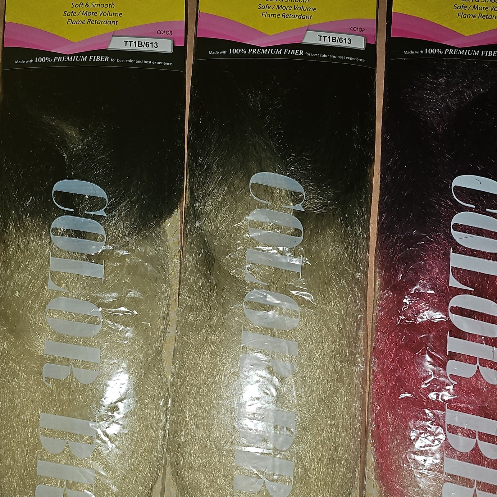 AFREEZM Braid Hair Extension TT1B/613 Synthetic Flame Retardant
