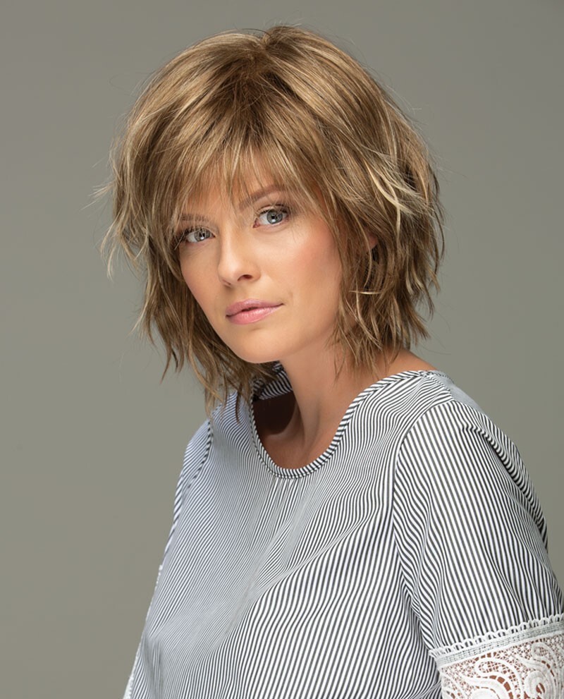 JONES WIG Estetica Most Colors-Stretch Cap Texturized Waves & Wispy Fringe