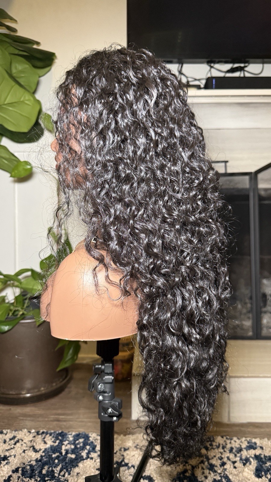 Frodio Half Wig Human Hair Blend