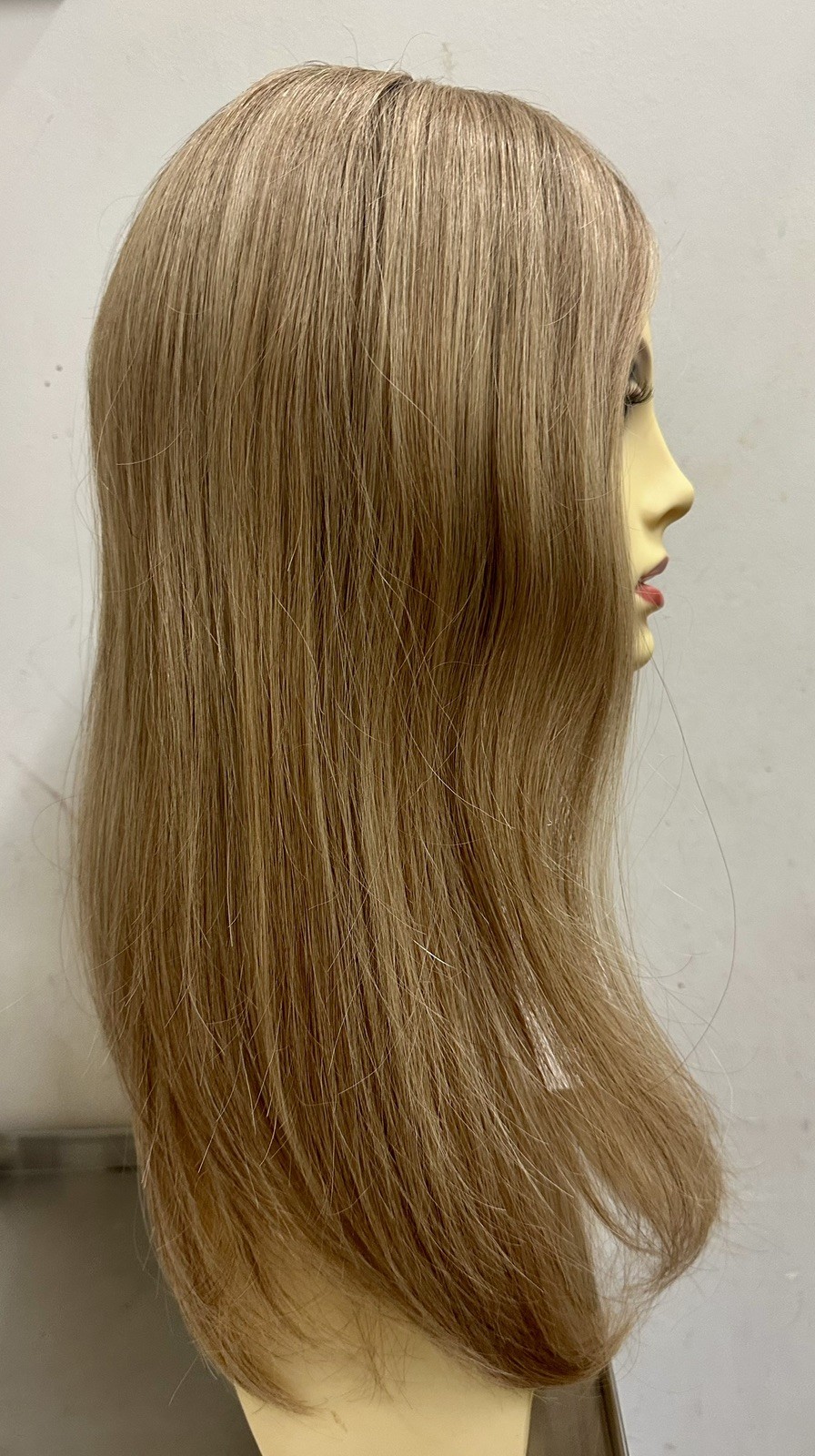 RAQUEL WELCH TOPPER-16″TOP BILLING-14/25SSHoneGingerHumanHairMonoTopBASE8.5″X10″