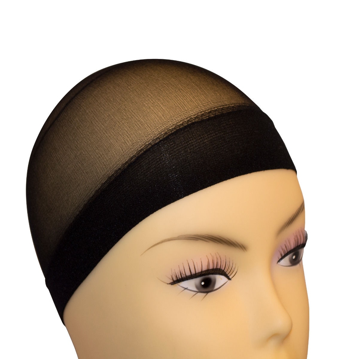 Milano Collection Professional Nylon Mesh Wig Stocking Liner Cap In Black 3 PACK