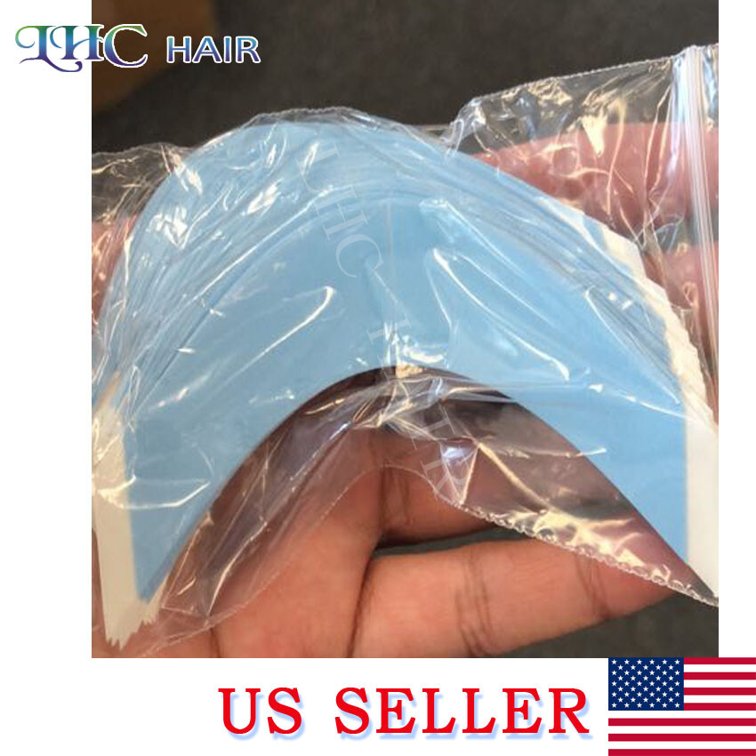 Convenient No-Shine AA Front Contour Double Side Tape Mens Wig Relacement 36pc