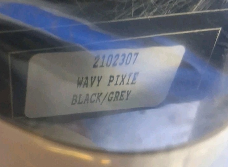 Luxhair Wavy Pixie Black/Grey