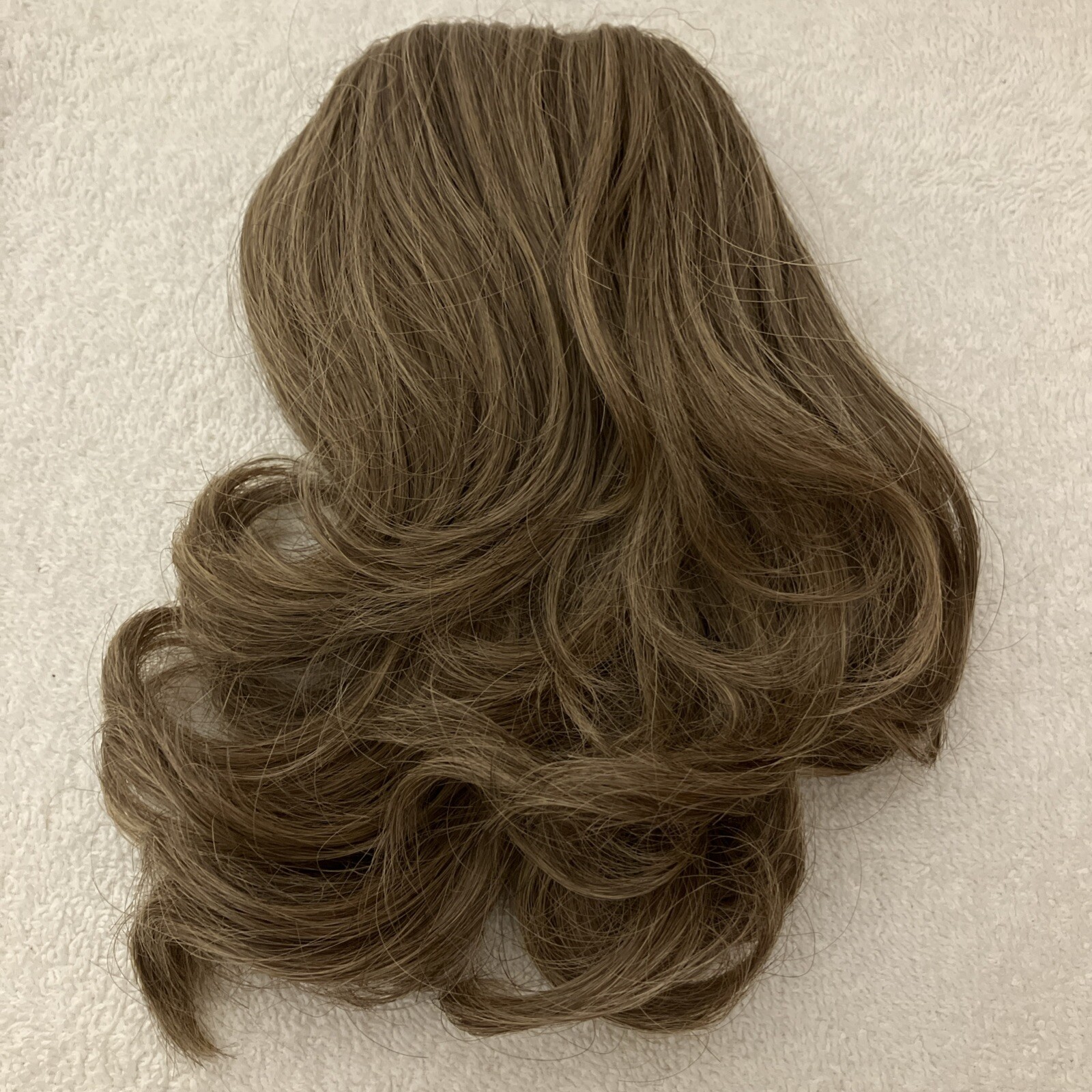 Women’s Hair Piece with Comb, Light Brown