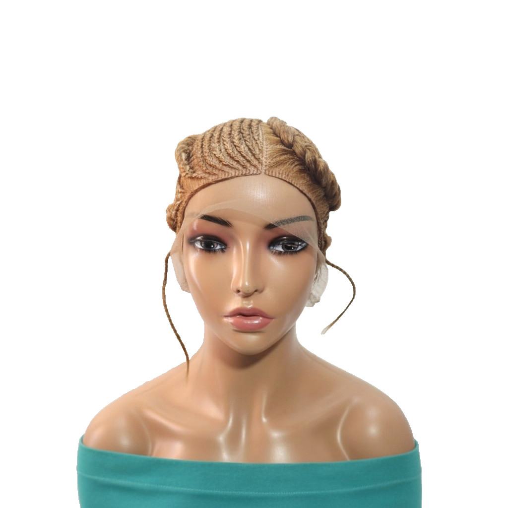 Braided Wig. Large Cornrow Braids. Full Lace with baby hair