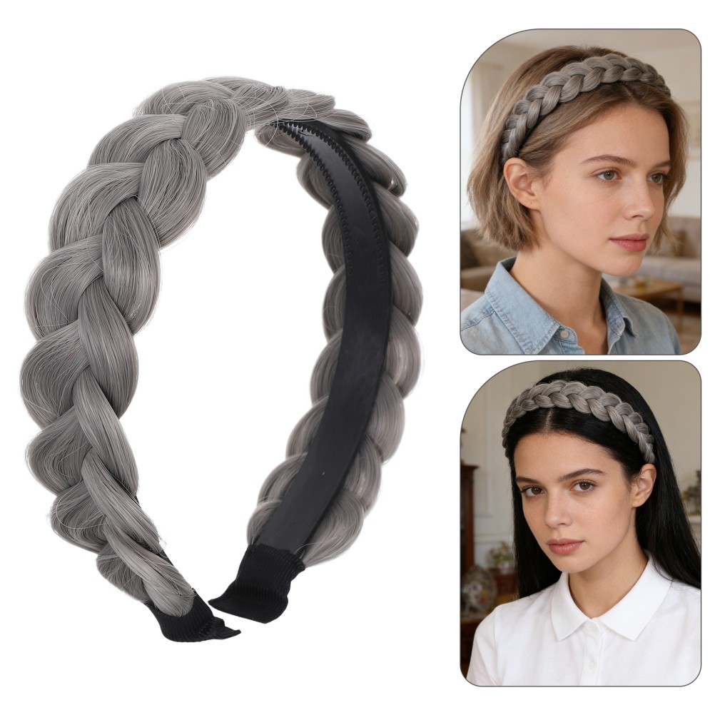 Simulated Wig Headband Hair Braid Costume Braided for Women Girls