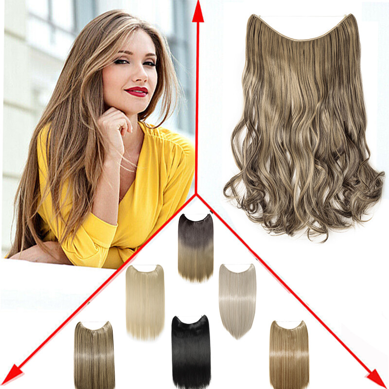 Mega Thick Top Secret Wire No Clip In No Pressure Hair Extensions One Piece Sotf