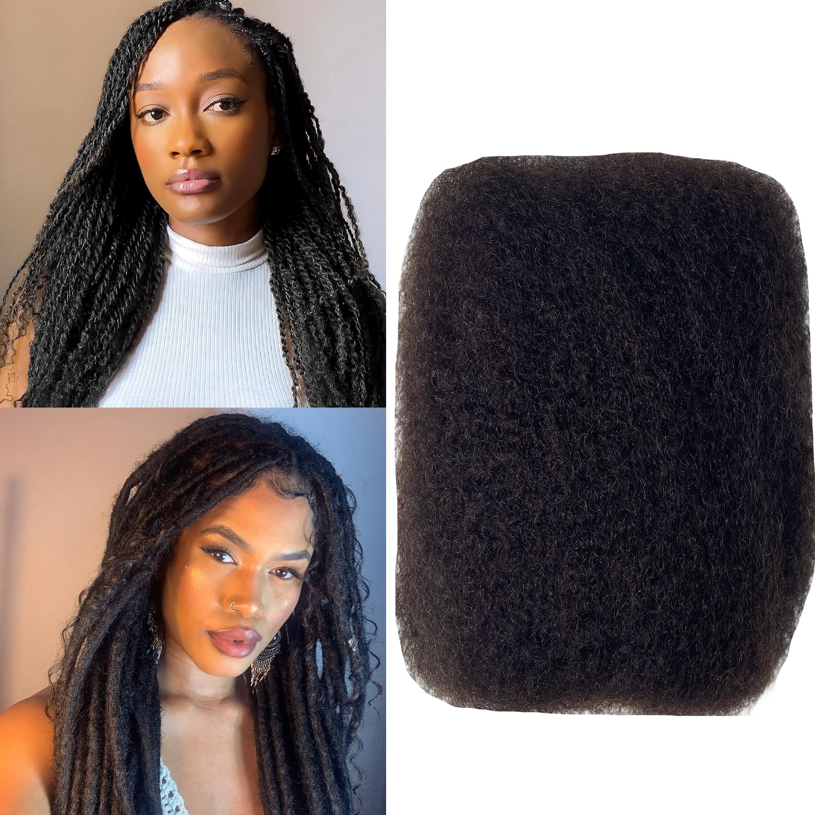 Afro Kinkys Bulk Human Hair For Braiding Afro Kinky-Curly Human Hair Bulk For Mi