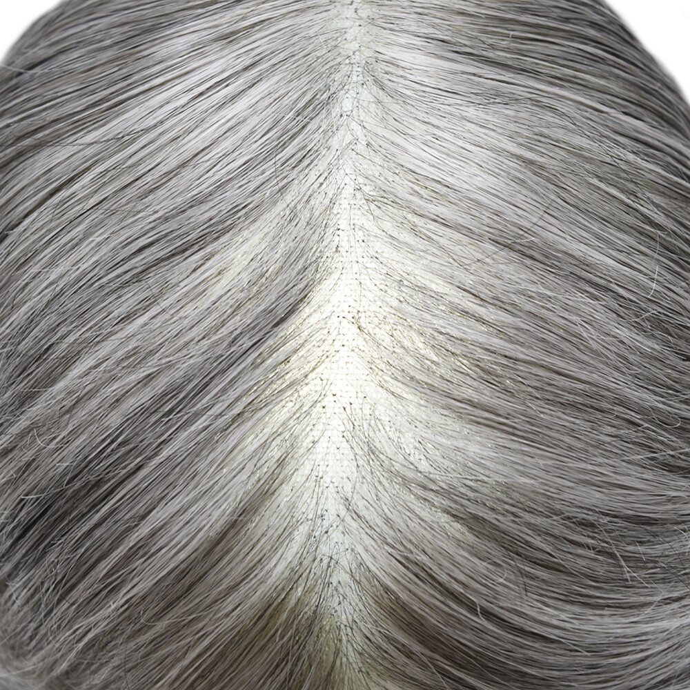Mens Toupee French Lace Poly PU Hairpieces Wig Remy Human Hair Systems AUSTRALIA