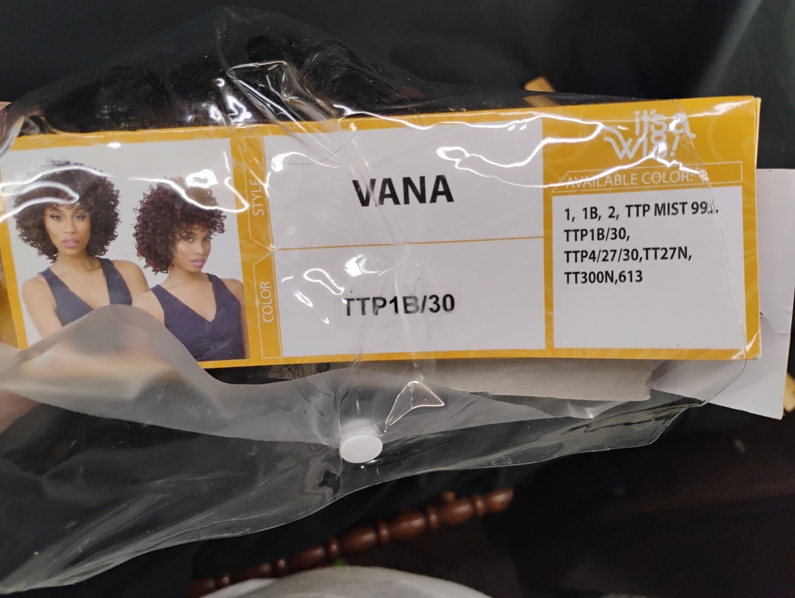 It’s A Wig Vana Large Long Black Curly
