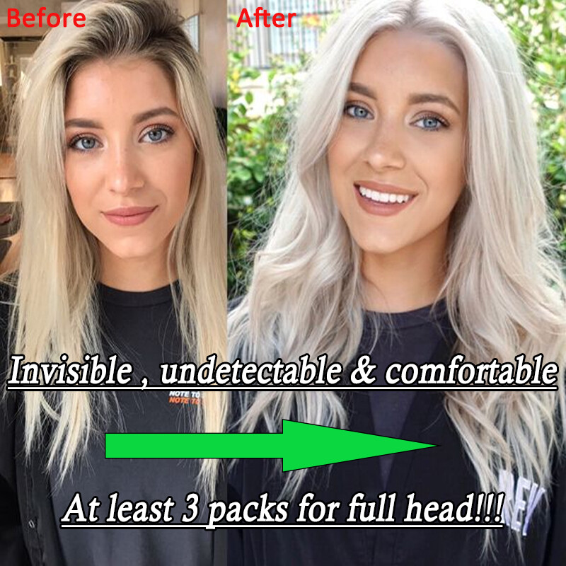 Real Thick Nano Ring 100% Real Remy Human Hair Extensions Micro Loop Beads Ombre