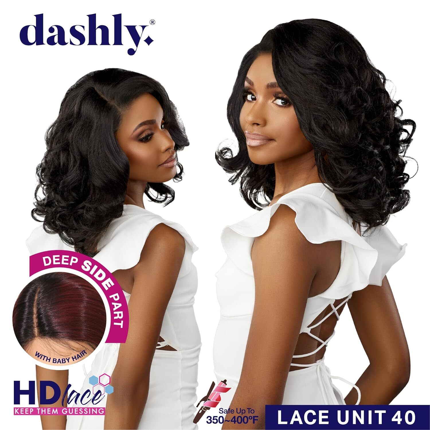 Sensationnel Synthetic Hair Dashly Hd Lace Front Wig – Lace Unit 40