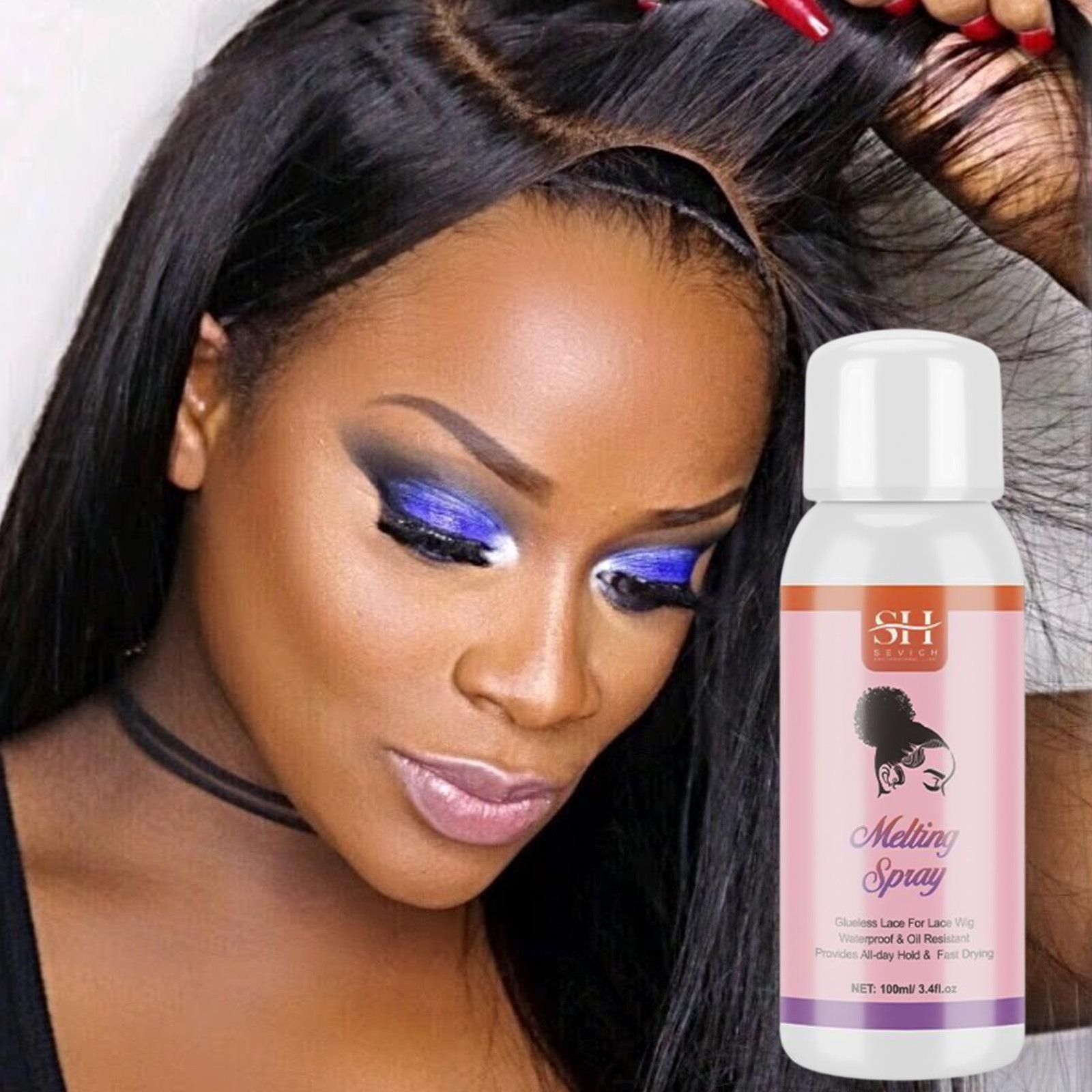 Lace Melting Spray Fast Drying Lace Wig Adhesive Remover Spray Invisible 100ml