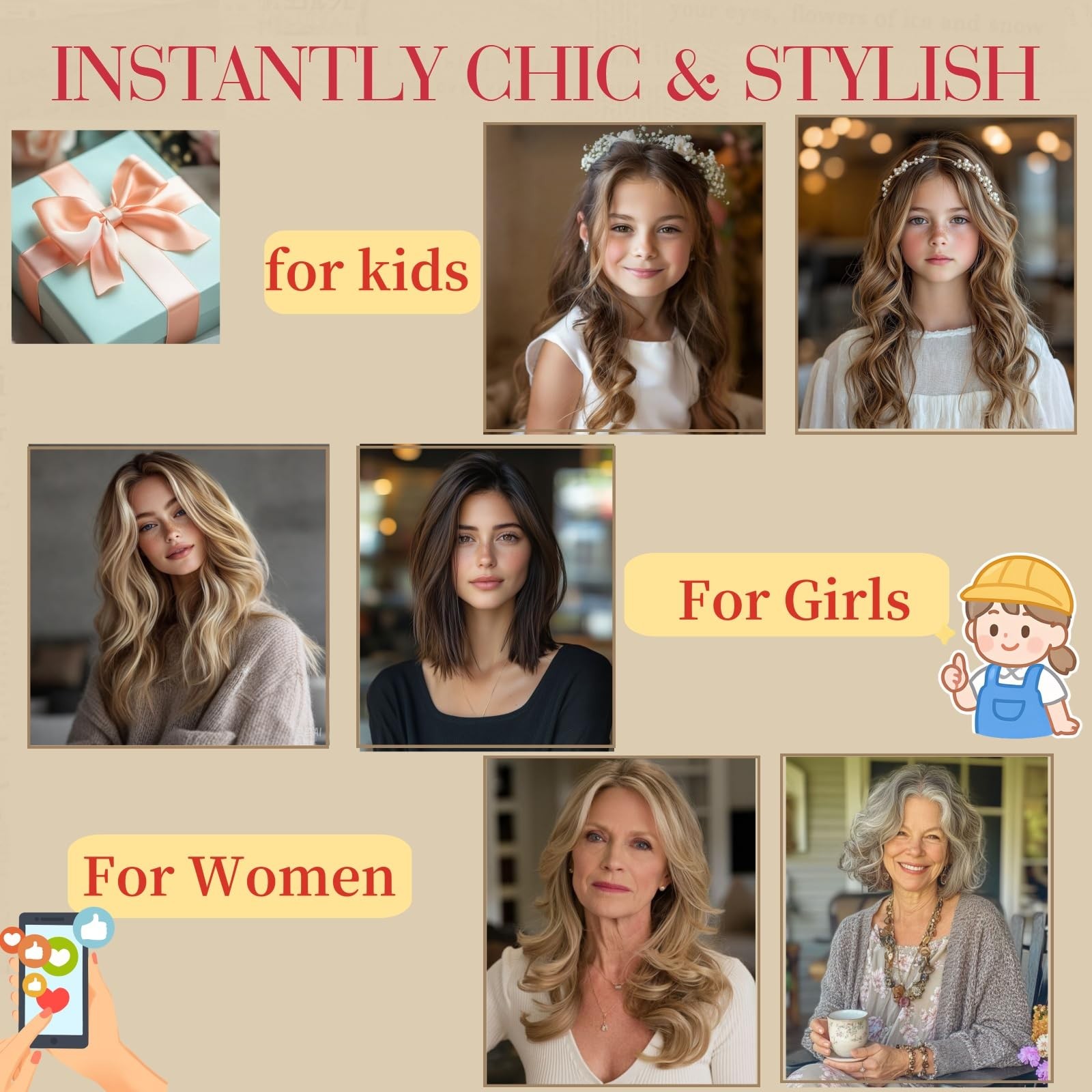 Rich Choices Short Clip In Extensions Real – Mini Clip Ins Hairpiece