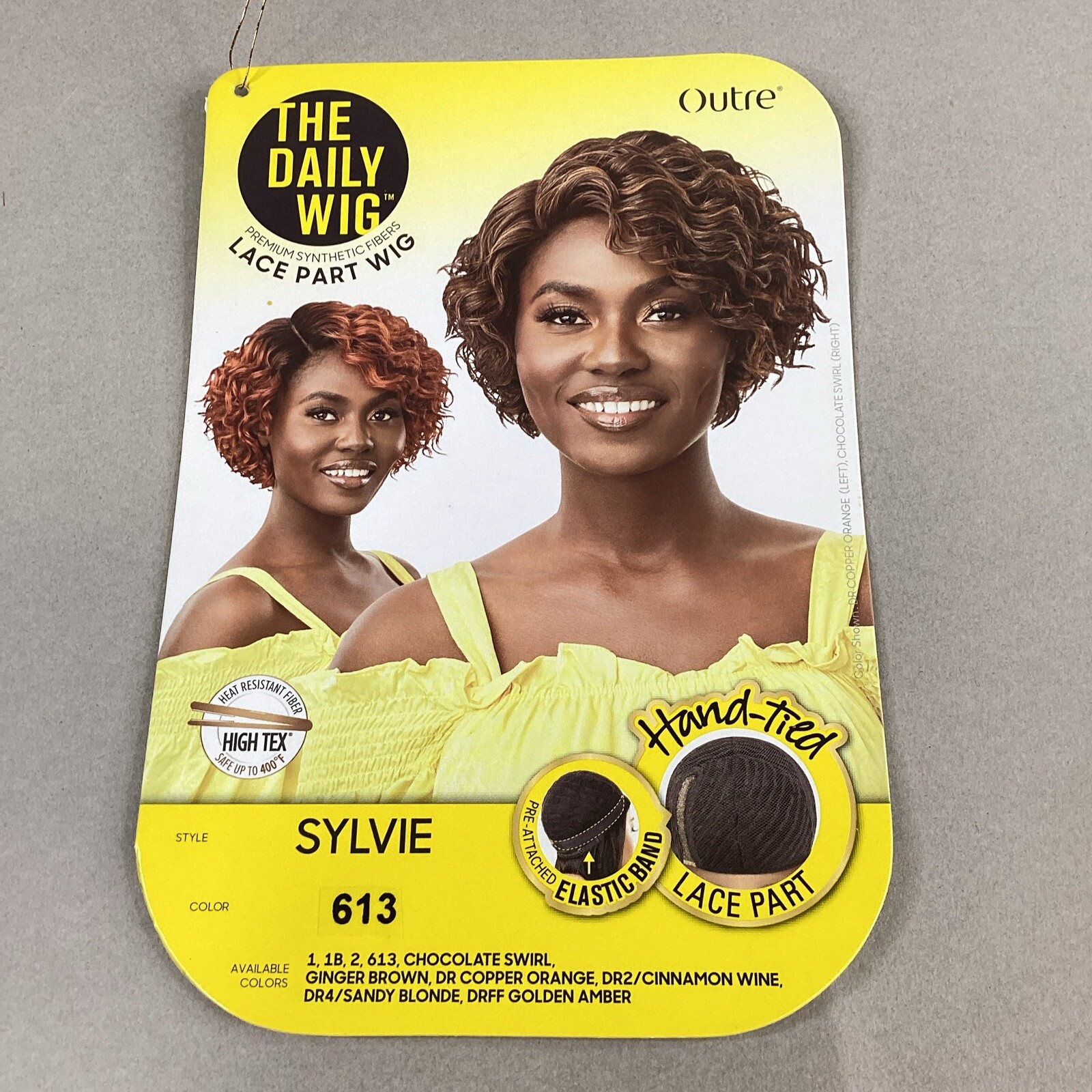 Sylvie Short Wavy #613 Platinum Blonde Premium Synthetic Lace Part Wig