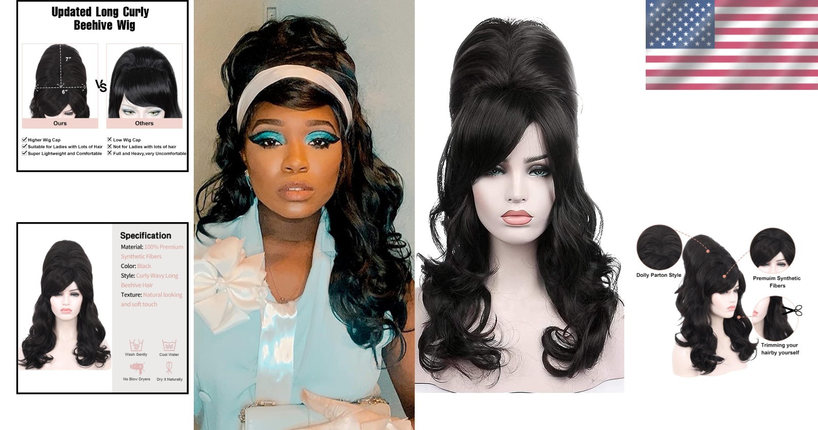 Women’s Long Heat Resistant Costume Wig
