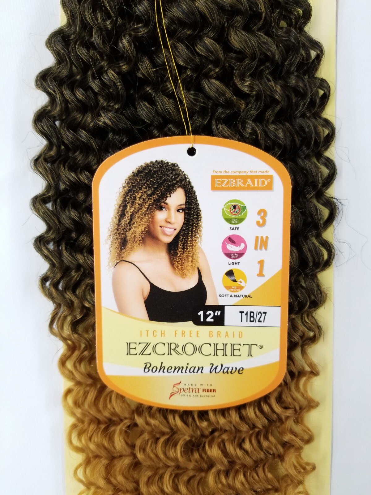 I&I Hair Innocence EZCROCHET Bohemian Wave Braiding Hair Spectra 12″
