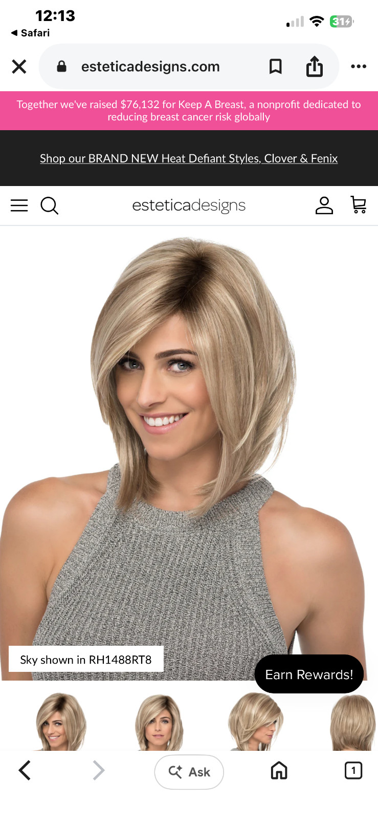 “Sky” wig by Estetica Designs – NEW