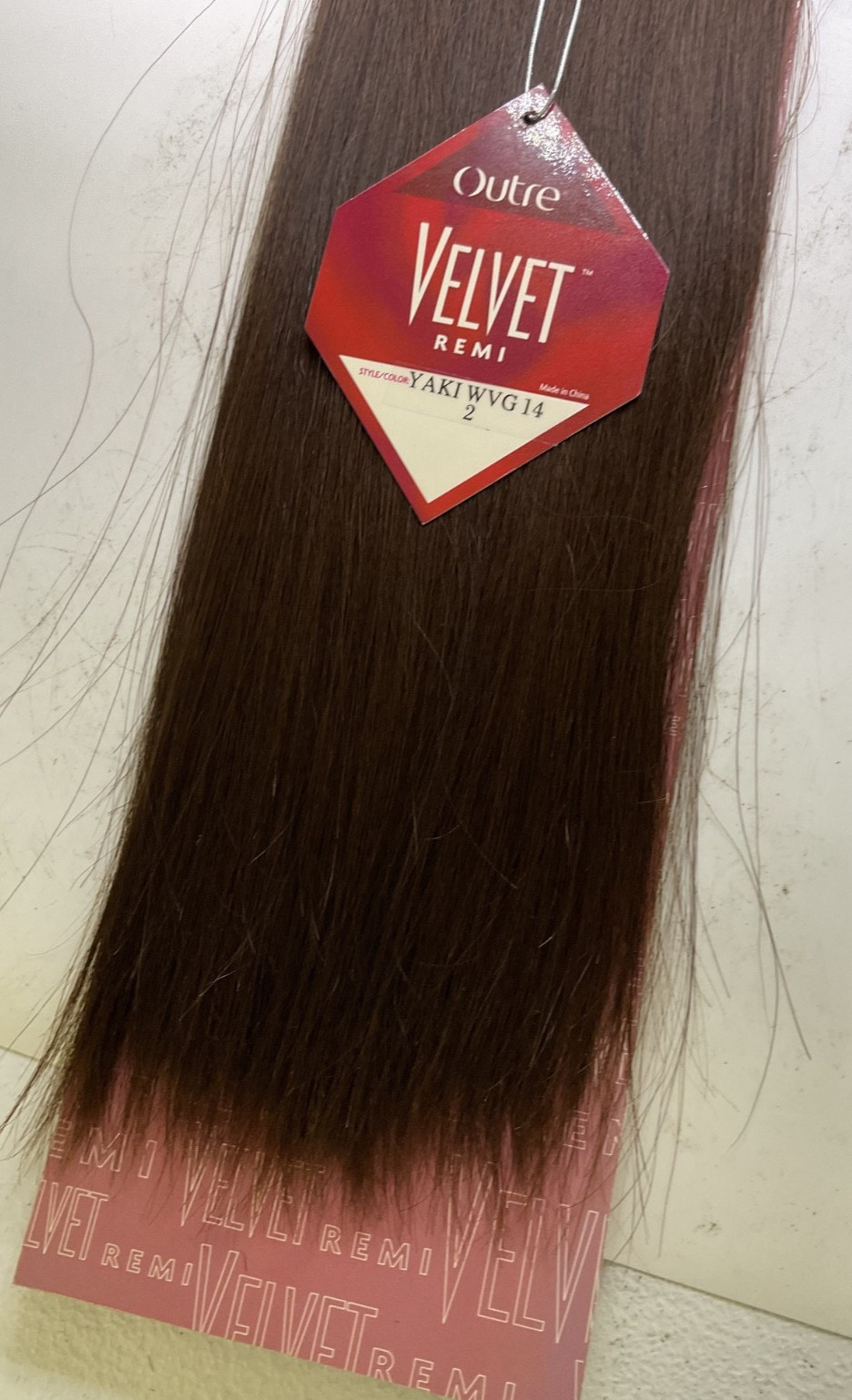 Outre Velvet Remi 100% Human Hair Yaki WVG 14″ Color: 2