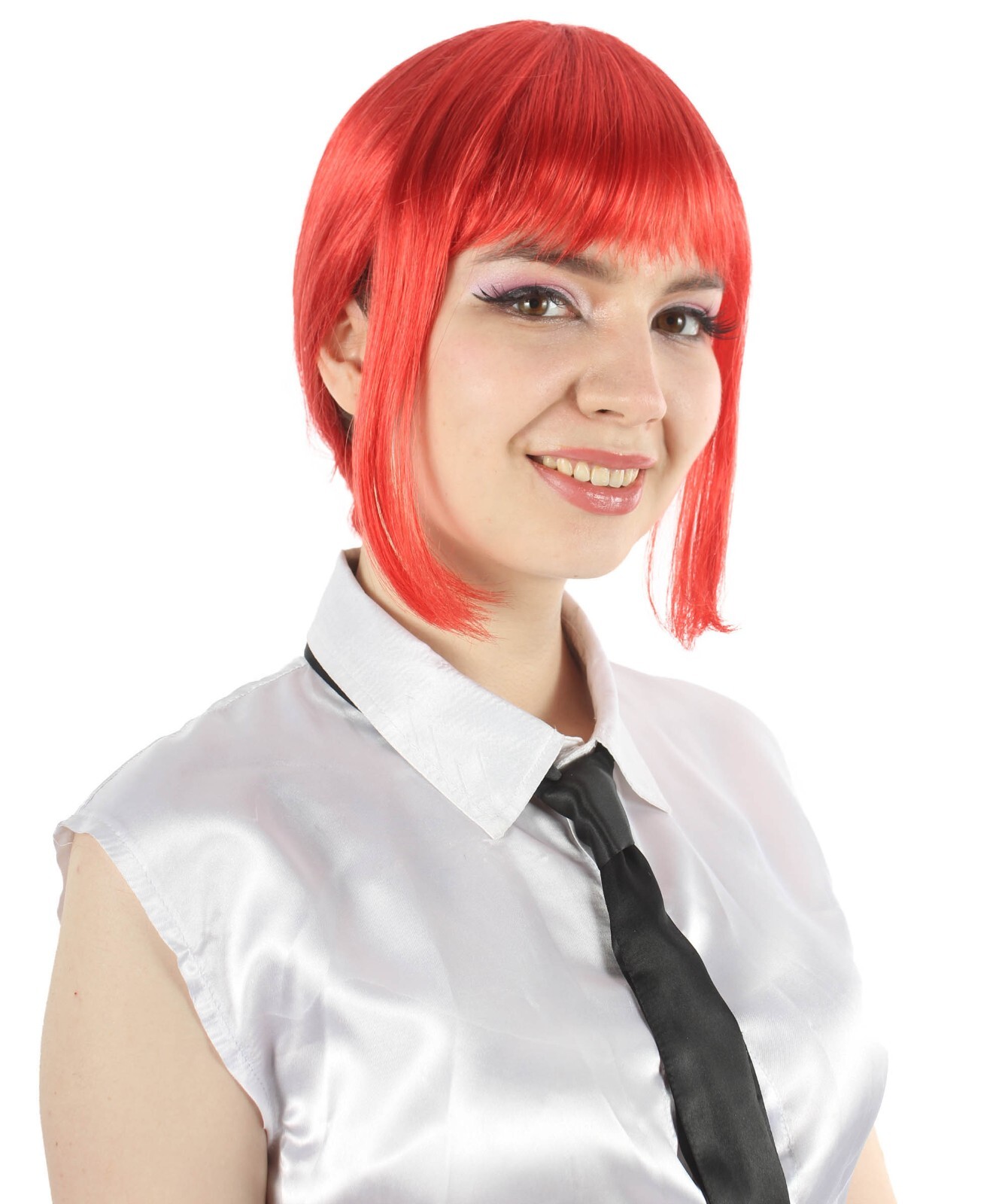 Adult Women’s Supernatural Anime Light Red Braided Wig HW-7090