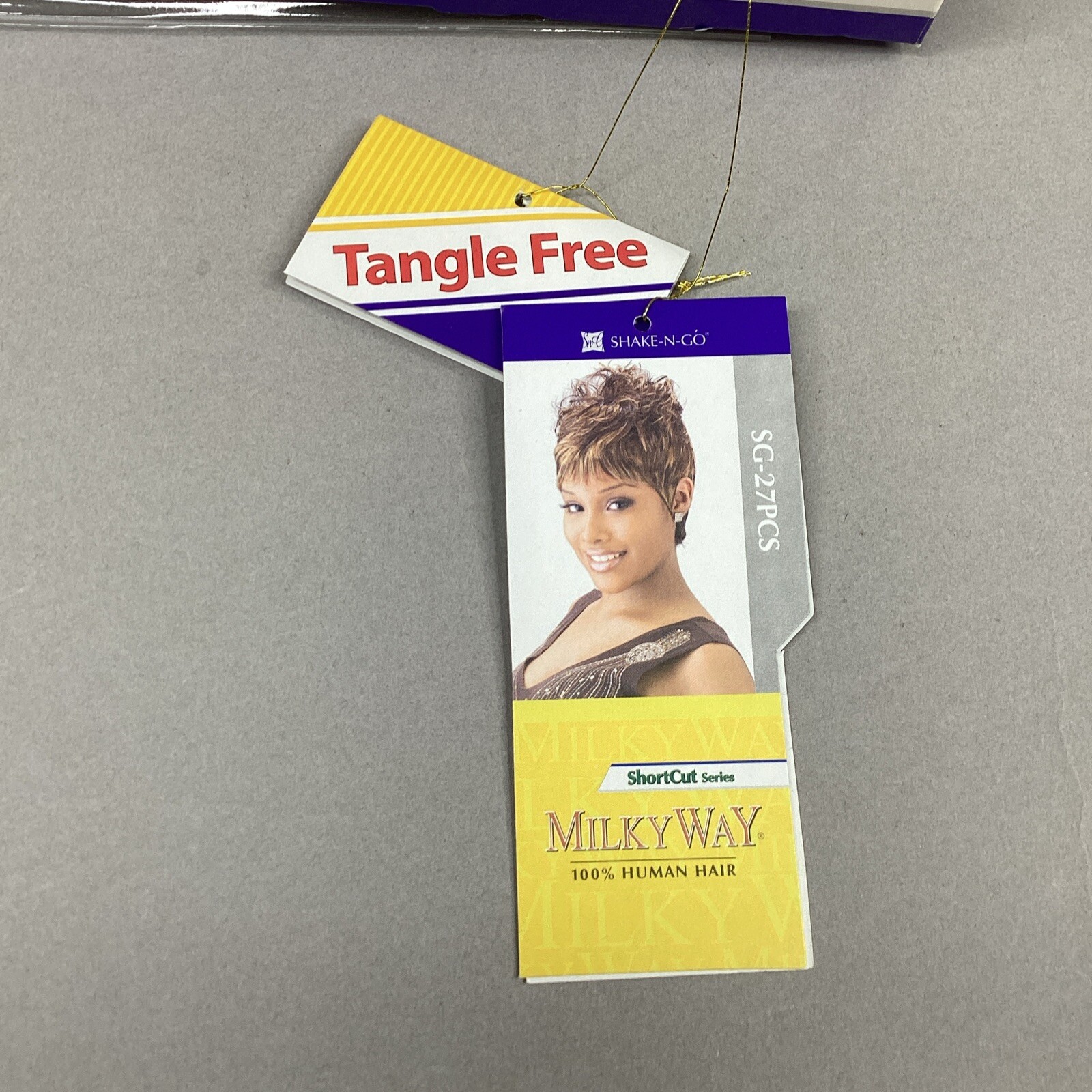Milky Way #33 Auburn Human Hair 27 Pcs Track Weft Extensions Short Style