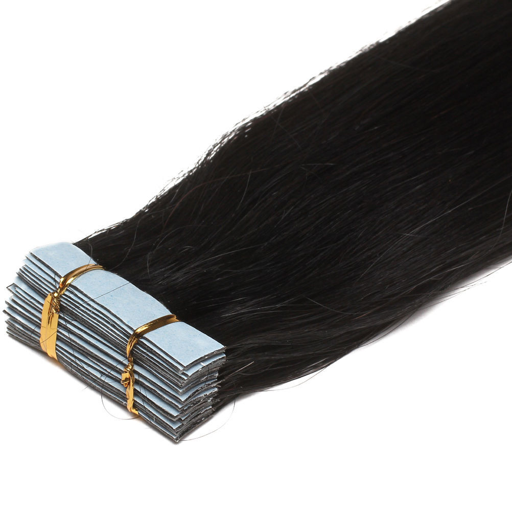 Seamless 16-26inch PU Skin Weft Blonde Tape in Remy Human Hair Extensions 30-70g