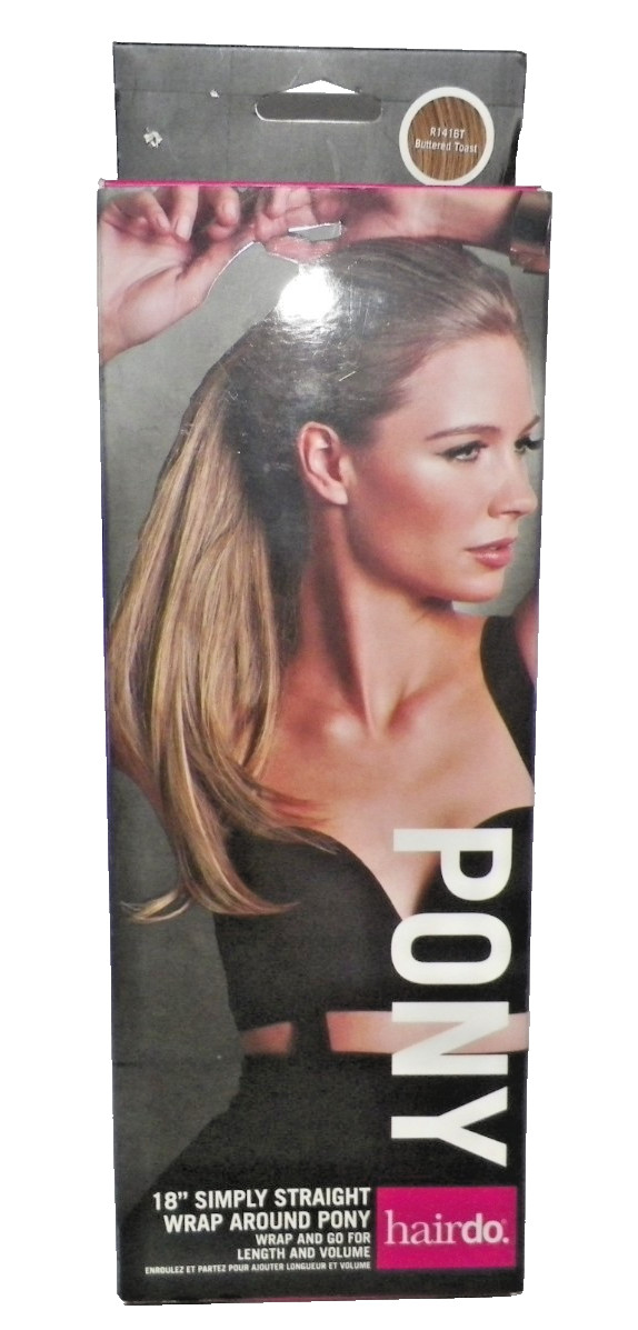 Hairdo 18″ Dark Blonde Simply Straight Pony Tail Buttered Toast R1416T