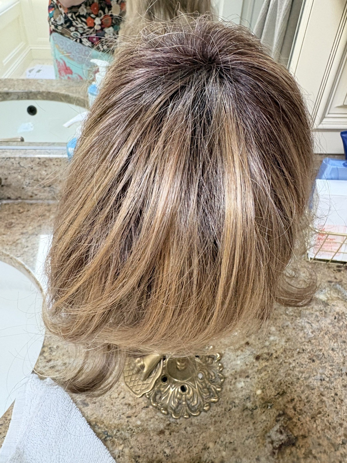 MAKING WAVES Topper ENVY, Toasted Sesame, Trimmed, Lace Front, Pre-owned