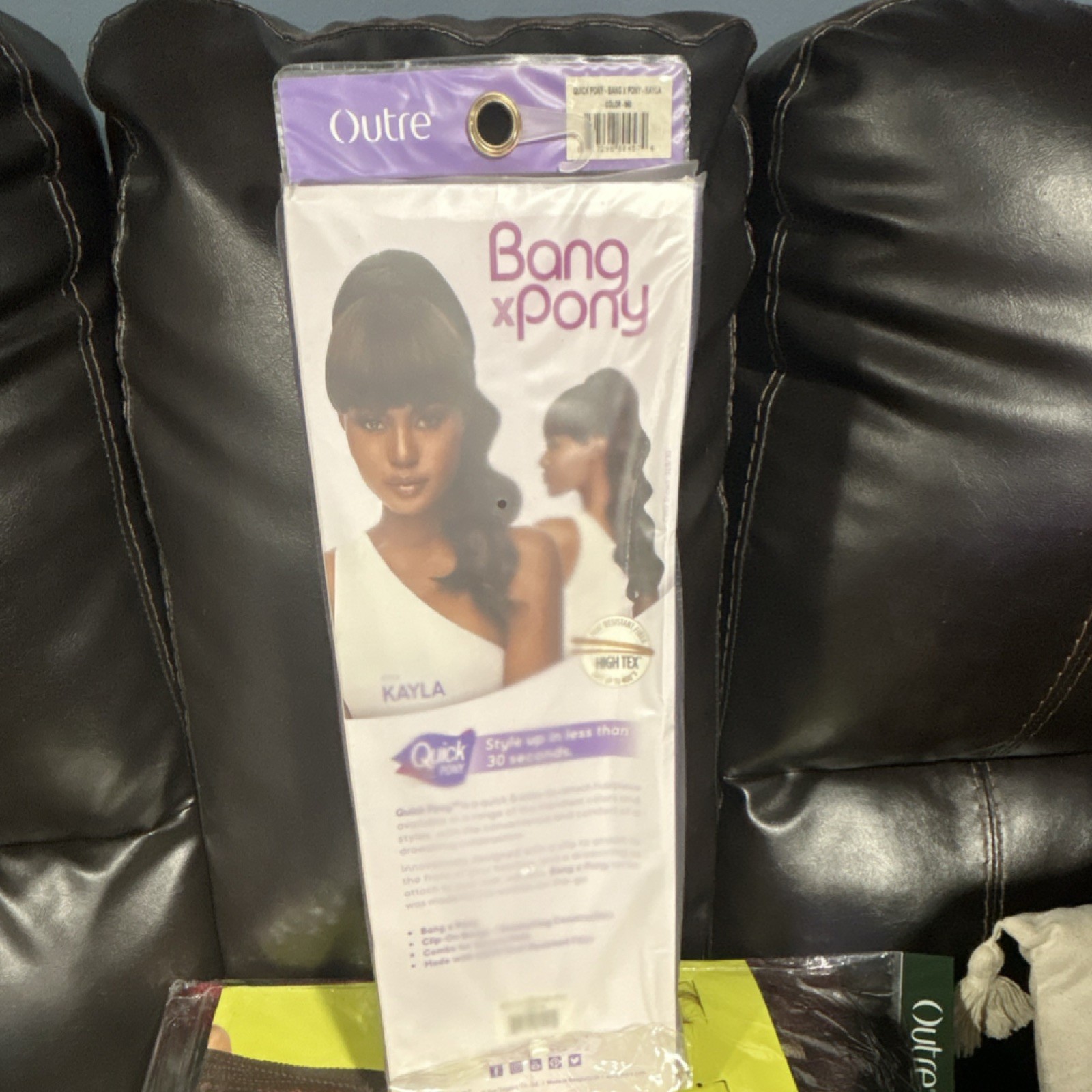Outre Bang x Pony Kayla 950 Heat Resistant Synthetic Clip-In Ponytail Wavy