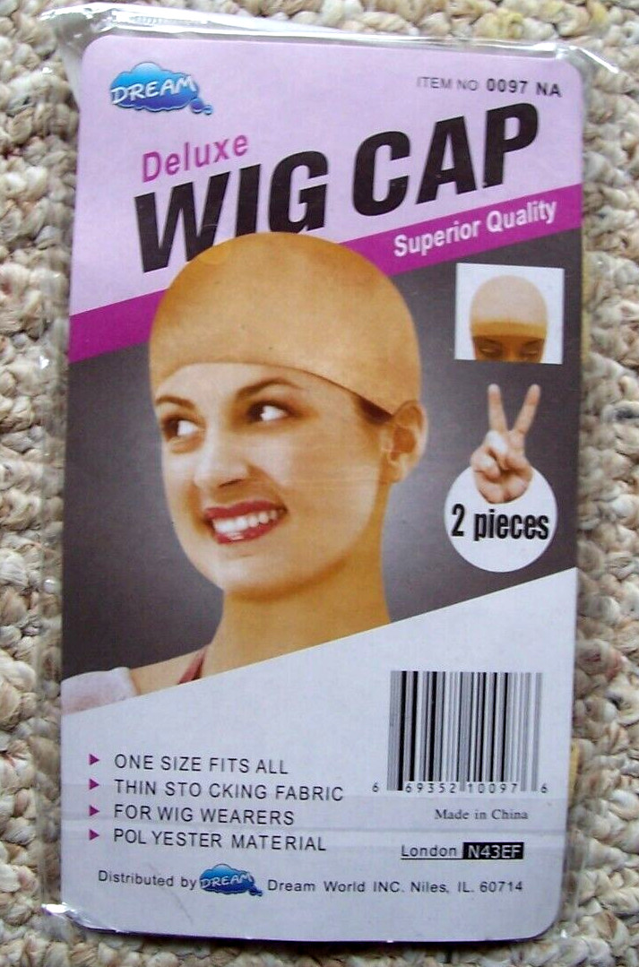 DREAM Deluxe Wig Cap 2 pc Item Number 0097 NA Natural Beige One Size Fits All