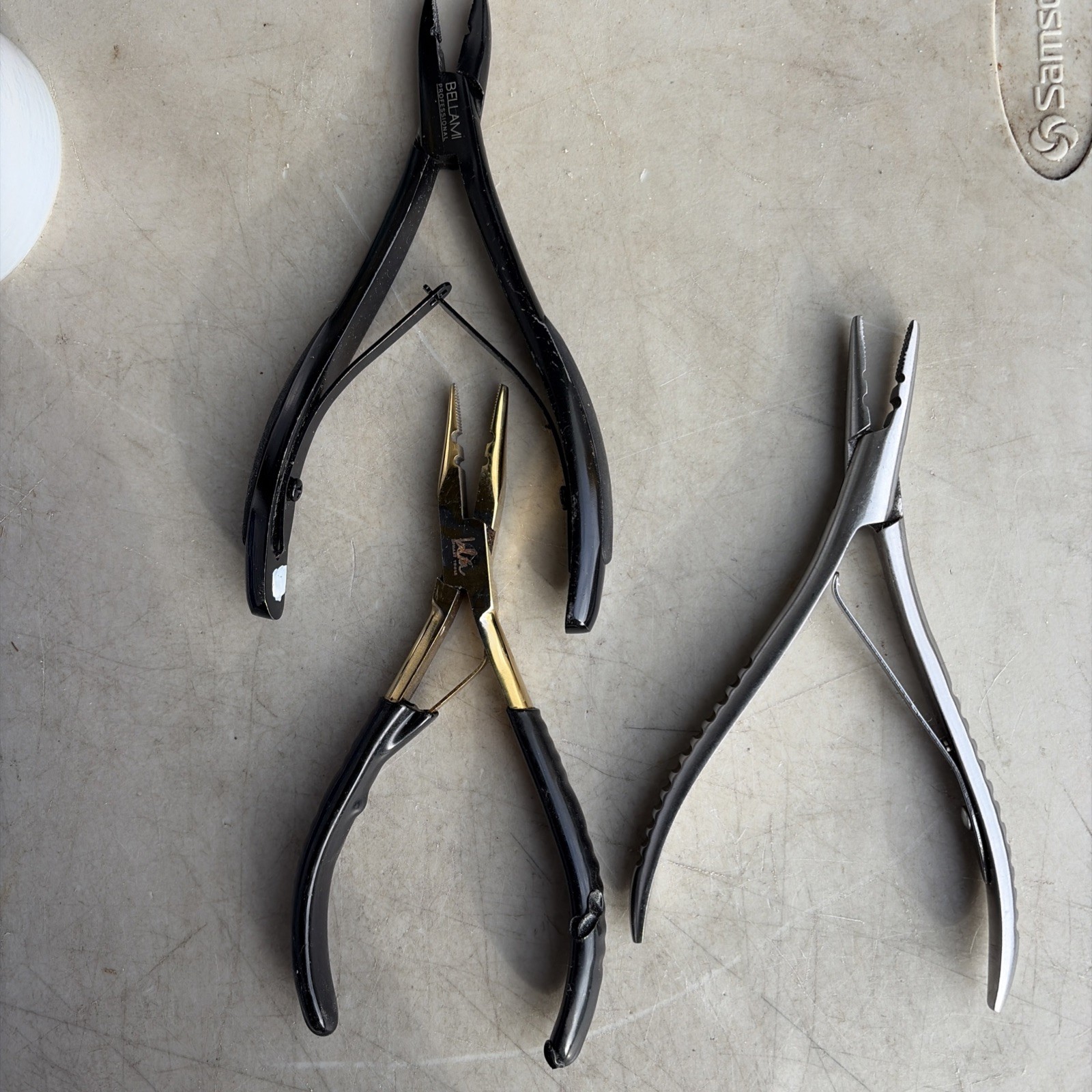 Bellami Ida Lot Of 3 Hair Extensions Install Pliers
