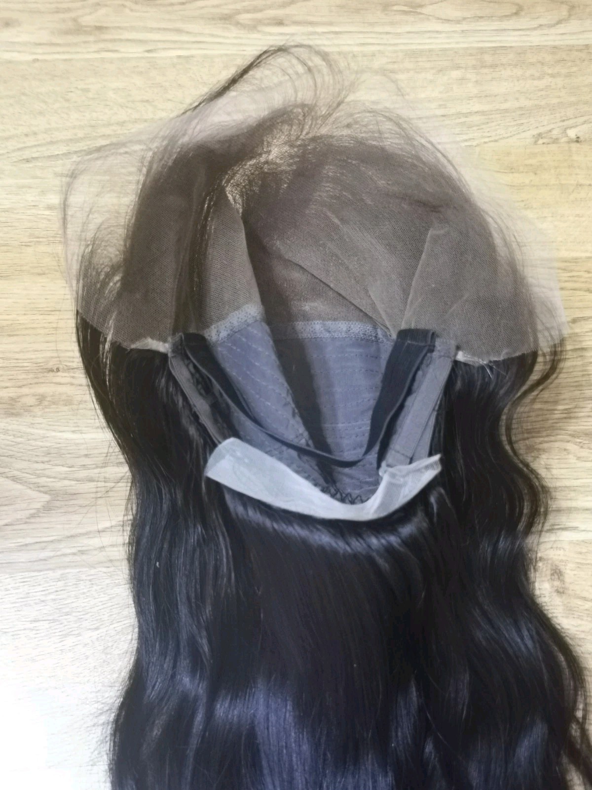 28″ High Quality 13×6 Lace Front Natural Black Straight Human Hair wig