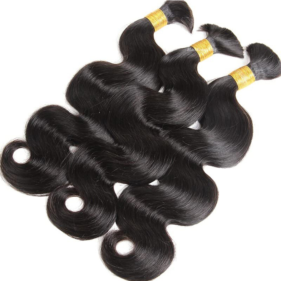Body Wave Human Hair Bulk For Braiding Brazilian Micro Braids Hair No Weft 100g