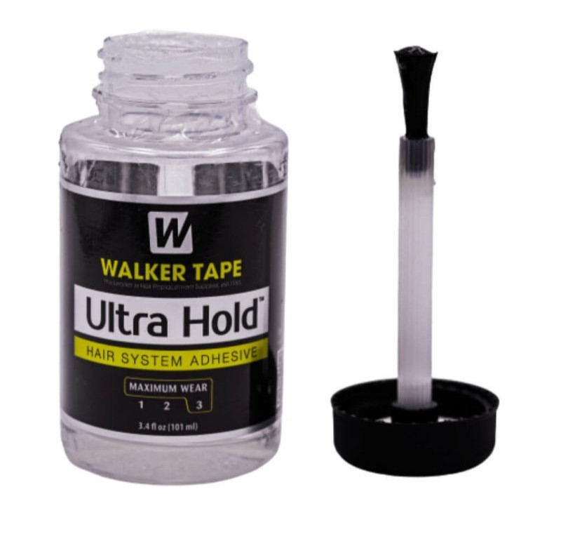 Walker Ultra Hold Adhesive Hairpiece, Hair Replacement System Wig Glue 3.4 oz