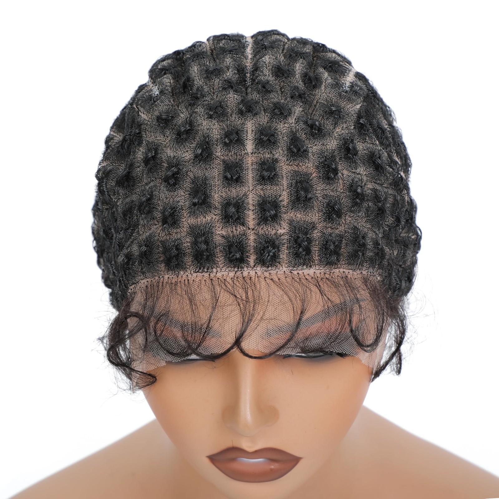 Double Full Lace Crochet Wig Caps With Natural Knots And Baby Hair Easy For W…